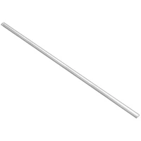 uxcell 5mmx10mmx500mm acrylic round rod clear semicircle shape solid plxi glass plastic lucite pmma bar stick