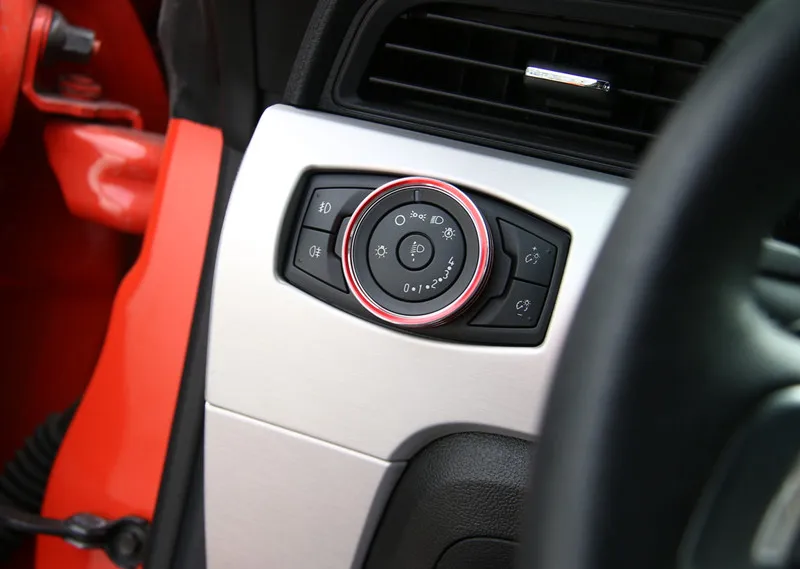 Sansour для Ford Mustang 2015 Up Автомобильная фара декоративная рамка Центральной приборной