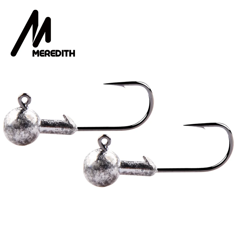 От магазина MEREDITH 1Г 2Г сети 3g 5g 7 г 10 18 гр 22 рукоятки Jig Head крючок рыболовный головка