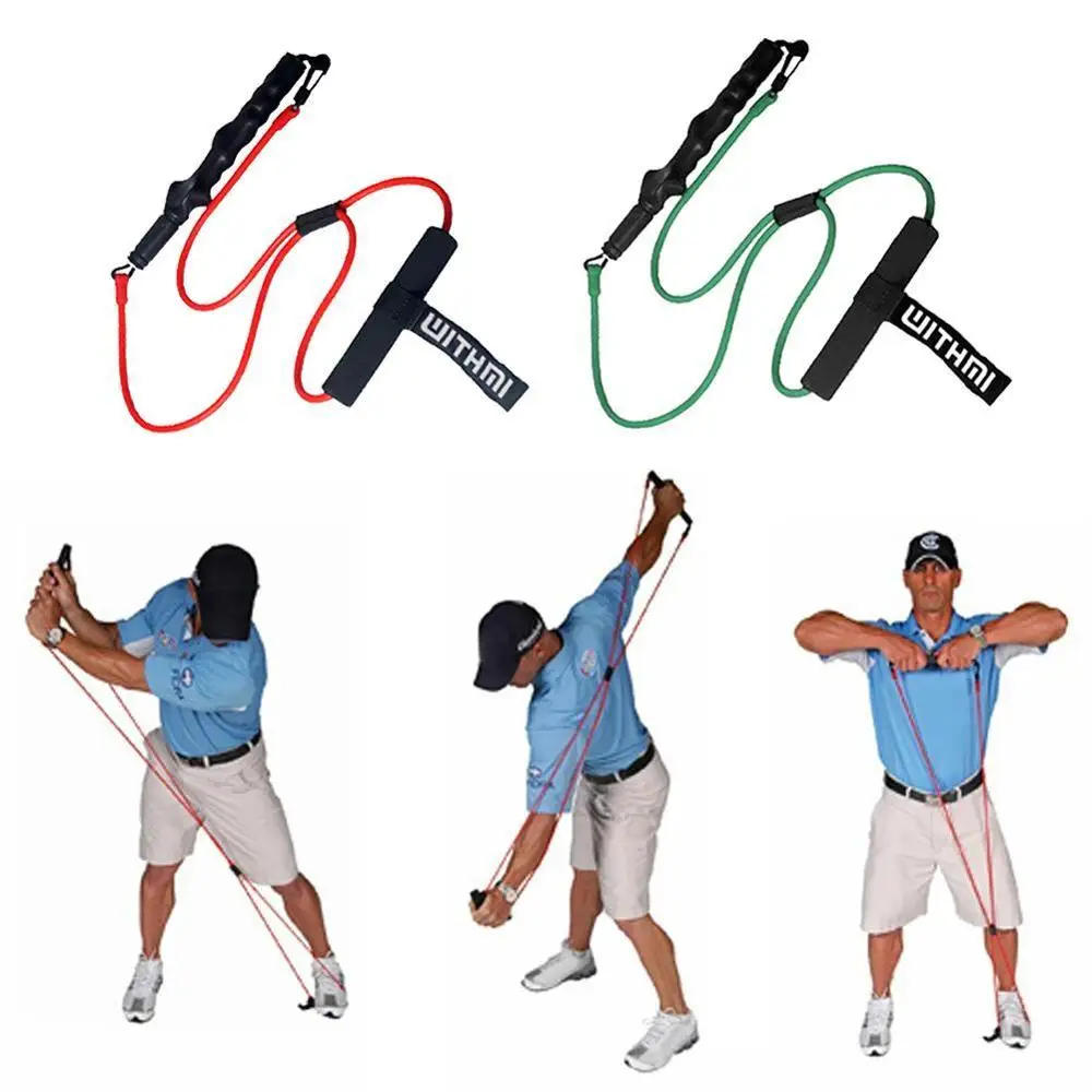 

Golf Swing Tension Belt Trainer Strength Trainer Action Swing Device Trainer Golf Strong Band Correction Golf Club Supplies