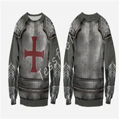 Tessffel кавалер knigh Новая мода Harajuku Кристиан 3D печатных Толстовка/куртка/мужская женская хип-хоп стиль-1