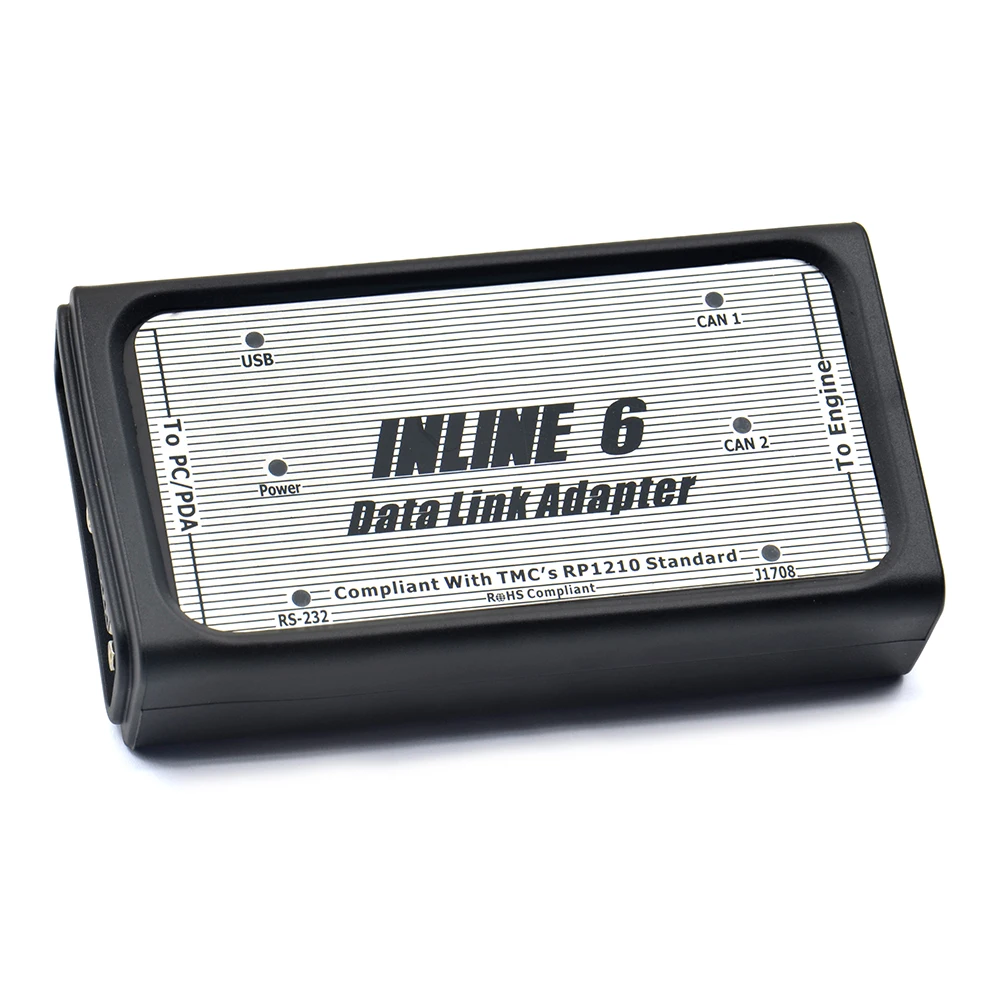 

Full 8 cable inline 6 data link adapter heavy duty diagnostic tool trucks
