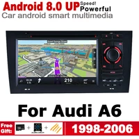 ips android car gps for audi a6 4b 4f 19982006 mmi hd touch screen navigation multimedia player stereo radio wifi system