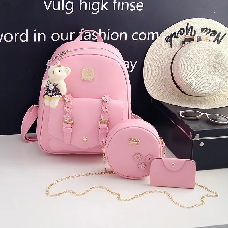 Женский рюкзак Новый Pu двойной ремень женский весна и осень мода маленький