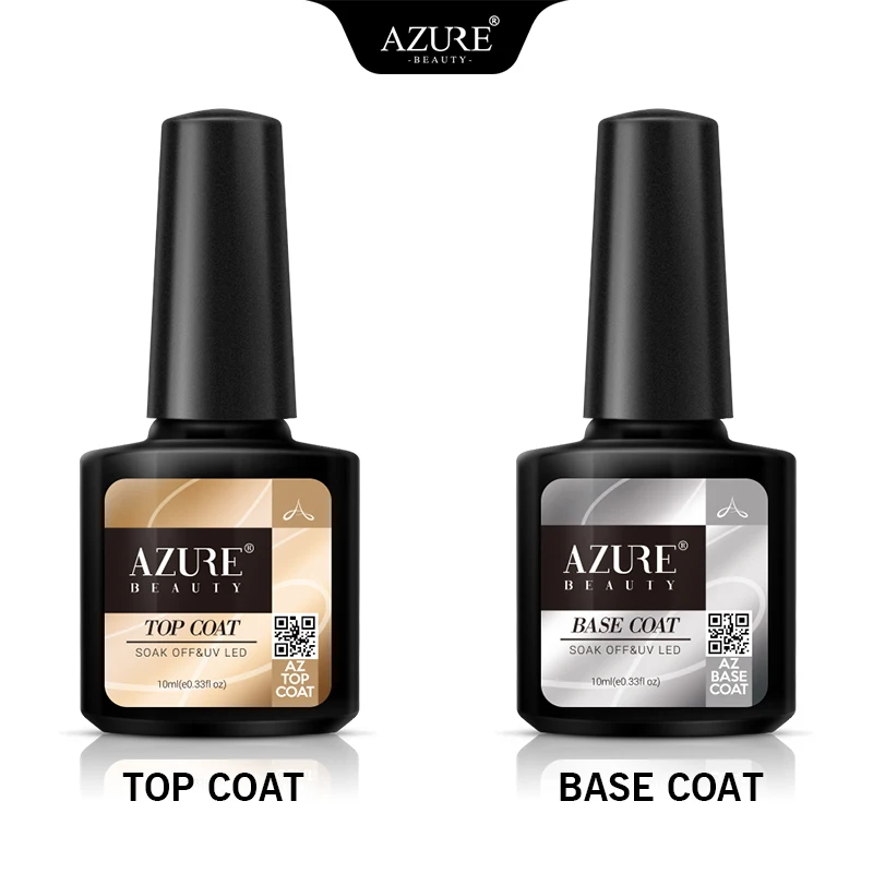Azure beauty новинка 10 мл основа верхнее покрытие праймер для ногтей Гель-лак