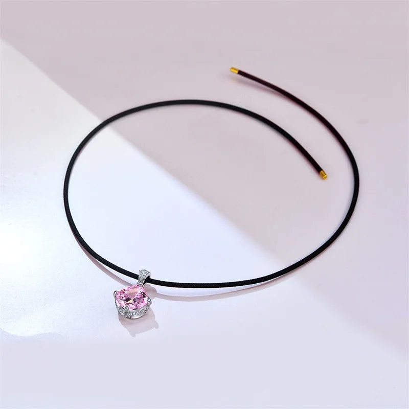 

Вечерние жерелье из серебра 925 пробы с фианитами 3A