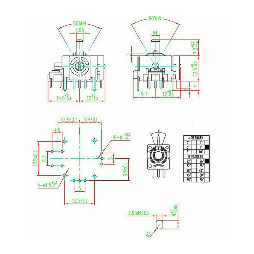 5/10/20pcs x Replacement Controller Joystick Axis Analog Sensor Module For Xbox One PS4 | Электроника