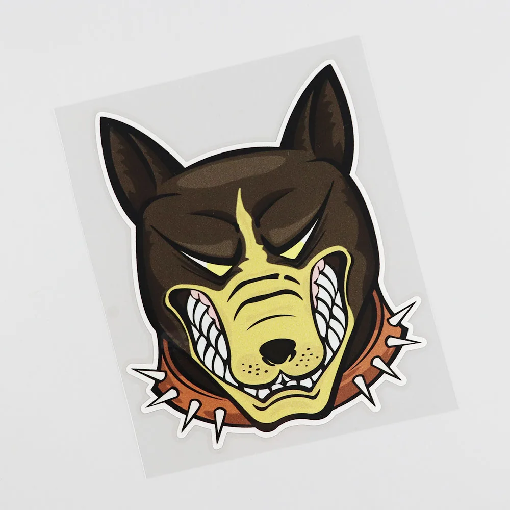 YJZT 12 1 см * 14 4 яростное животное Doberman Pinscher Автомобильная наклейка из ПВХ 12A-0067 |