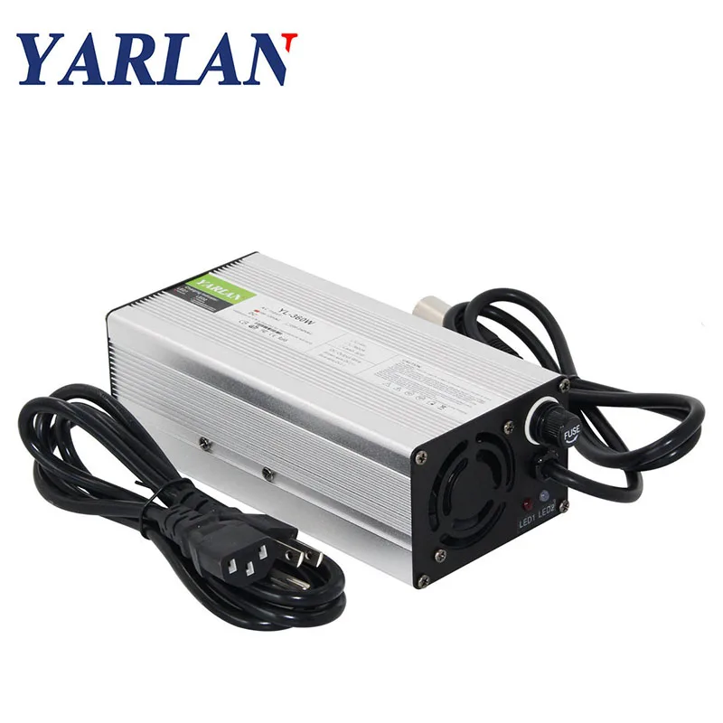 

43.8V 6A Charger for 12S LiFePO4 battery pack smart charger support CC/CV