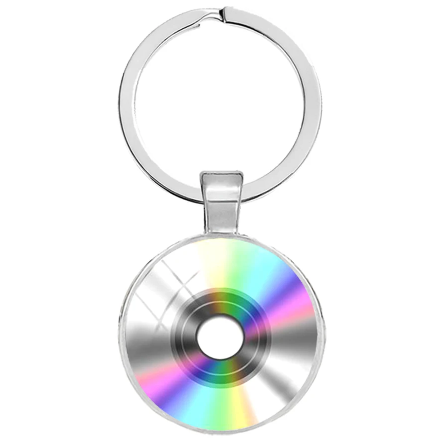 Виниловых пластинок ключевая цепочка изображений ретро граммофон запись брелок