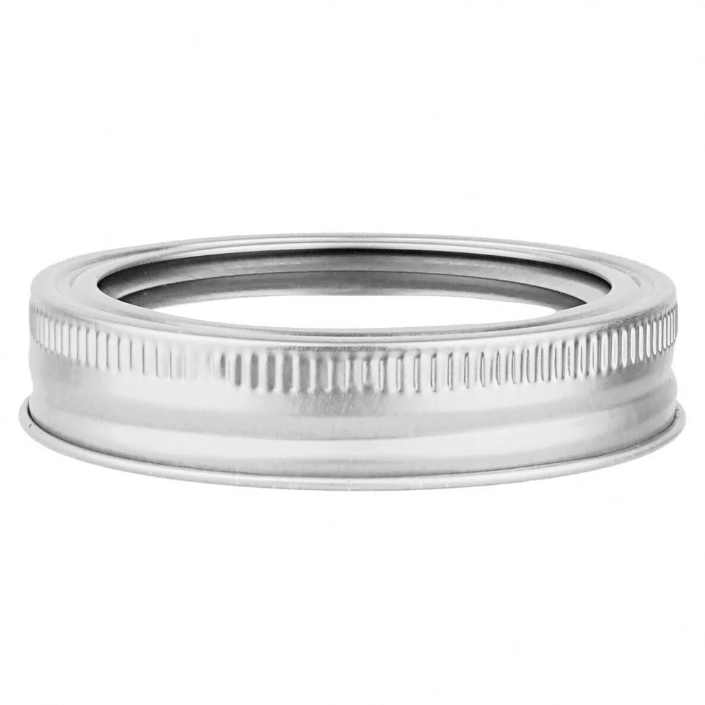 

8 Pcs/Set Regular Mouth Jar Lids Bands Whorl Leak Proof Canning Jar Caps With Wide Mouth Canning Covers Sealing Ring