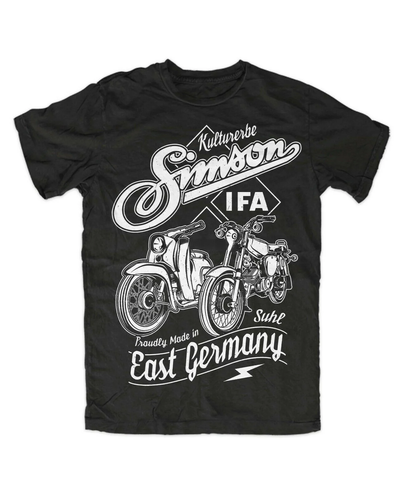 Футболка Simson Heritage S50 S51 Ddr Ostkult Schwalbe |