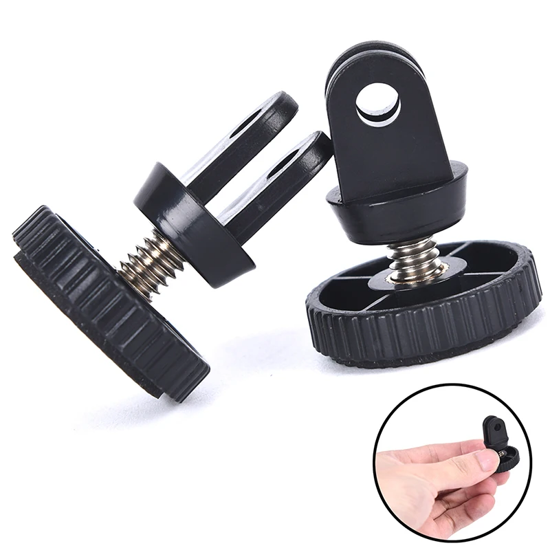 

New CNC Aluminium Alloy 1/4 Mini Tripod Adapter Mount Holder for GP Hero 7/6