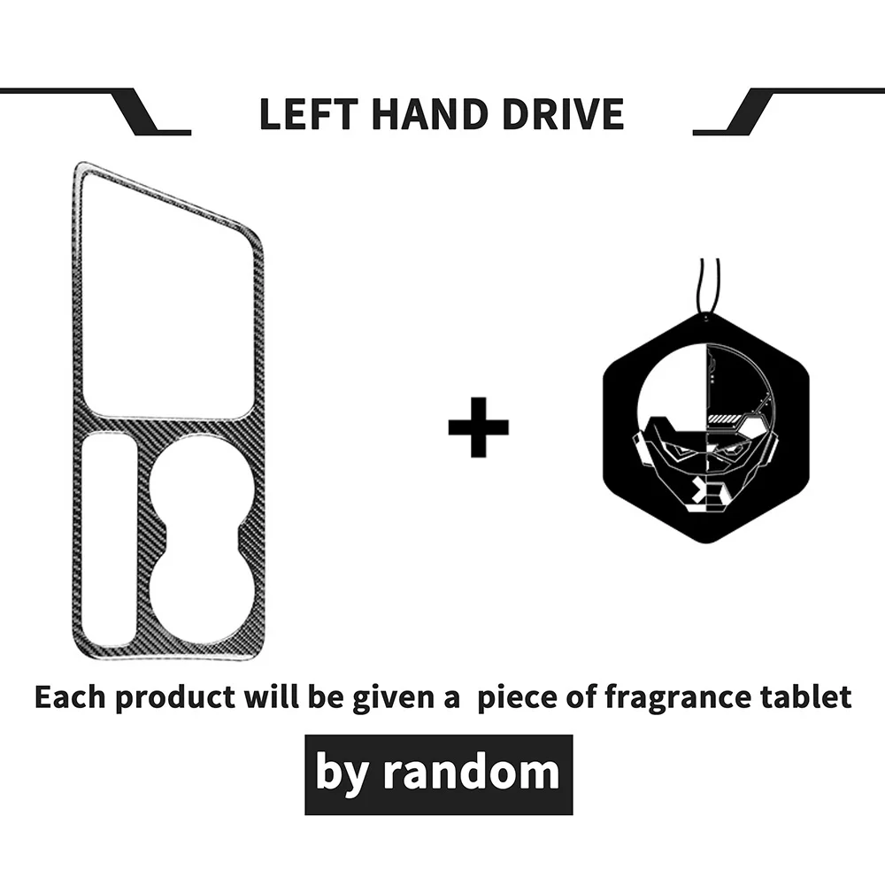 

Car Gear Shift Panel Cover Sticker Carbon Fiber Interior Trim Decal Car Interior Accessories for Dodge Challenger 2008-2014