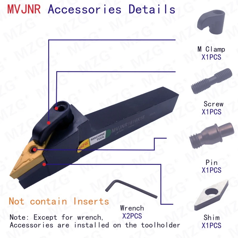 MOSASK MVJNR металлические инструменты MVJNR2020K16 токарный станок Arbor ЧПУ карбидные