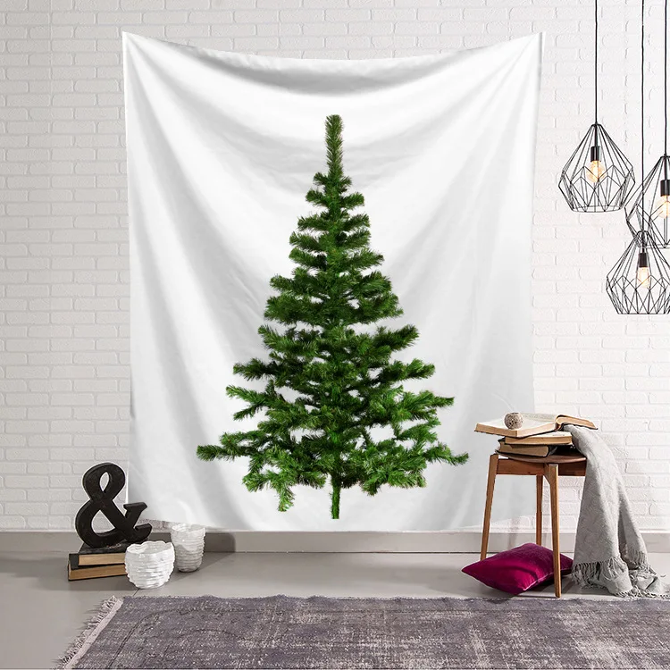Christmas Tree Tapestry Hanging Cloth Art Wall Home Decor Mural Throw Rug Blanket Tapestries Mat 200x150cm | Дом и сад