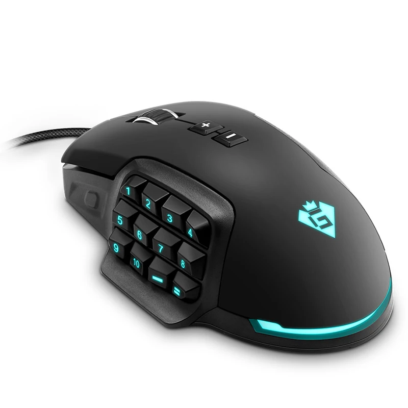 

HOT-USB RGB Проводная игровая клавиатура Мышь 24000 Точек на дюйм 16 программируемых кнопок игровая мышь Подсветка Эргономичный для портативных ПК ...