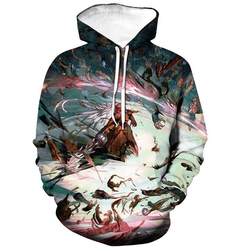 Толстовка Мужская/женская с капюшоном и 3D-принтом на осень/зиму | Толстовки