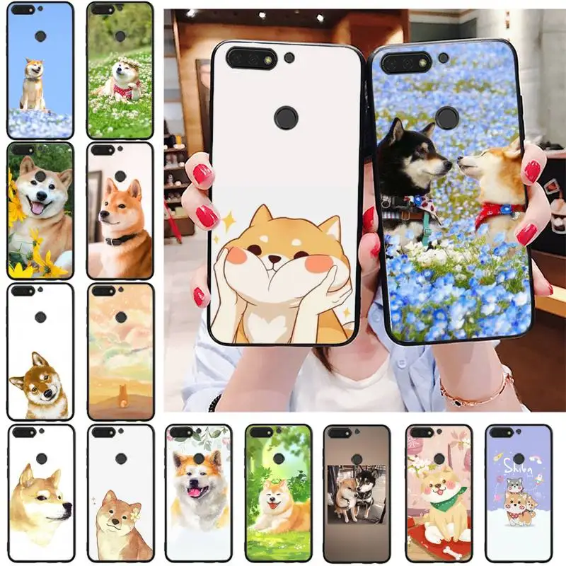 

Shiba Inu Phone Case For Huawei Honor 7C 7A 8X 9X 8A 10i 20lite 10 9lite 10lite 20 8C 8S 7S 9A 10X lite