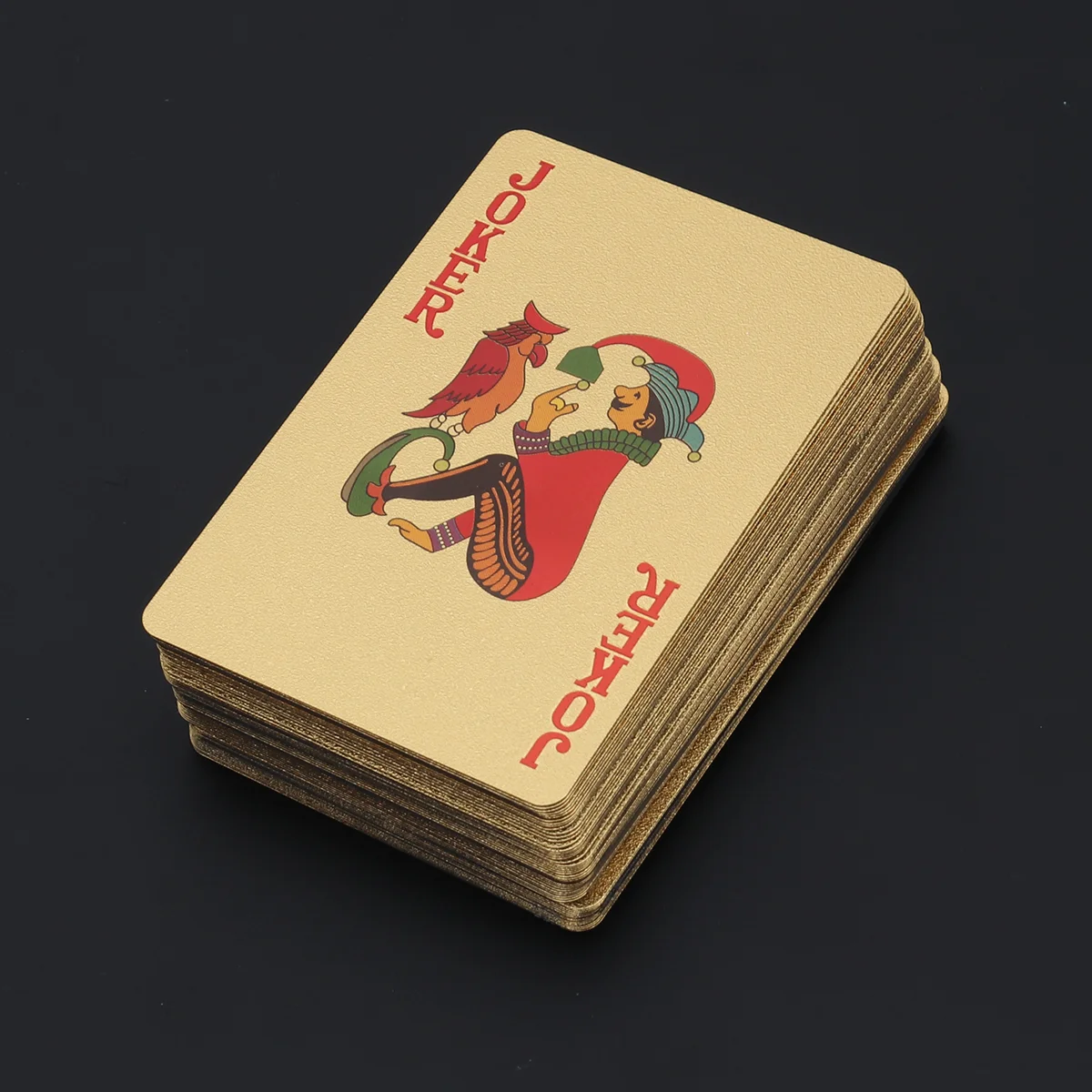 

Gold Foil Plated Pound Poker Table Games Deck (Gold)