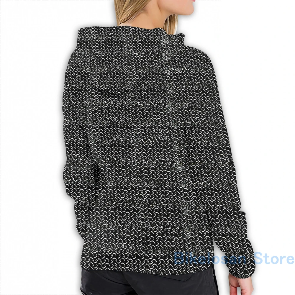 Мужские толстовки свитшоты для женщин забавные кольчужные средневековые