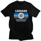 Cardano футболки для мужчин с коротким рукавом Уличная футболка Bitcoin ADA криптовалюта криптовалюты футболка натуральный хлопок брендовая одежда
