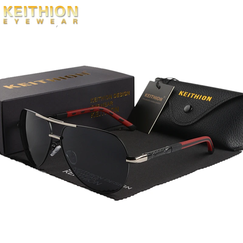 

KEITHION Sunglasses Brand Unisex Classic Designer Men Sunglasses Polarized Mirror Lens Fashion Sun Glasses Eyewear For Men UV400