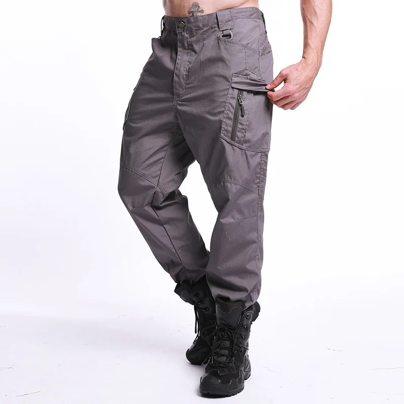 Брюки-карго IX9 мужские хлопковые армейские городские тактические штаны спецназа