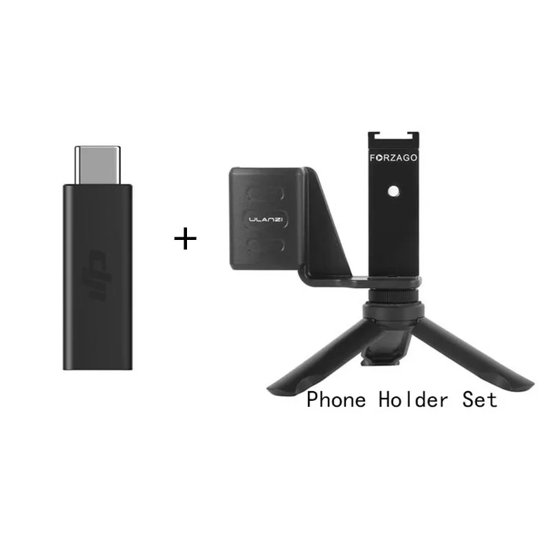 add Holder Для оригинального DJI Osmo карманного микрофона адаптер 3,5 мм поддерживает внешний 3,5 мм крепление для микрофона разъем TRS DJI Osmo карманные аксессуары - Цвет: add Holder