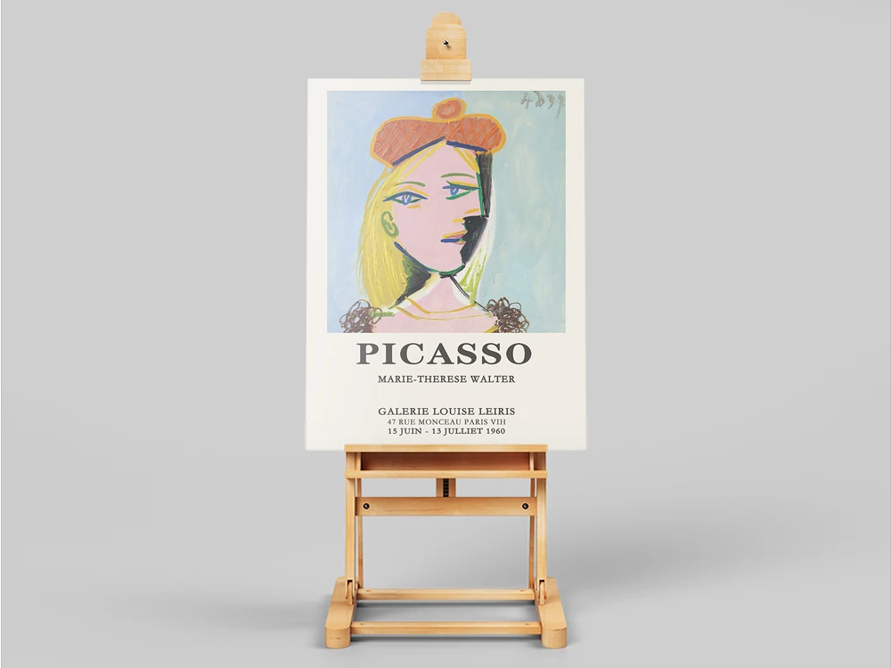 Плакат Пабло Пикассо Мари Терис печать художественной выставки выставочное