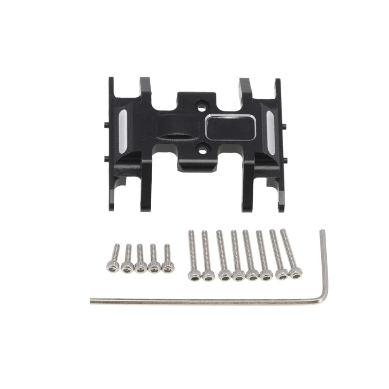 

Box Chassis Mount Base Plate Holder Center Skid Tool for 1/24 Axial SCX24 90081