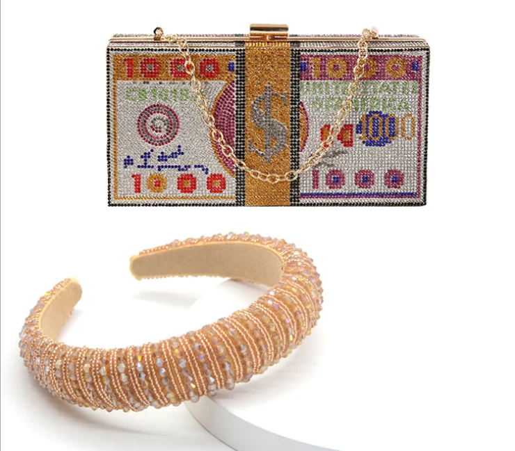 Лучшие цены хорошая широкая Женская повязка на голову с узлом и сумкой через