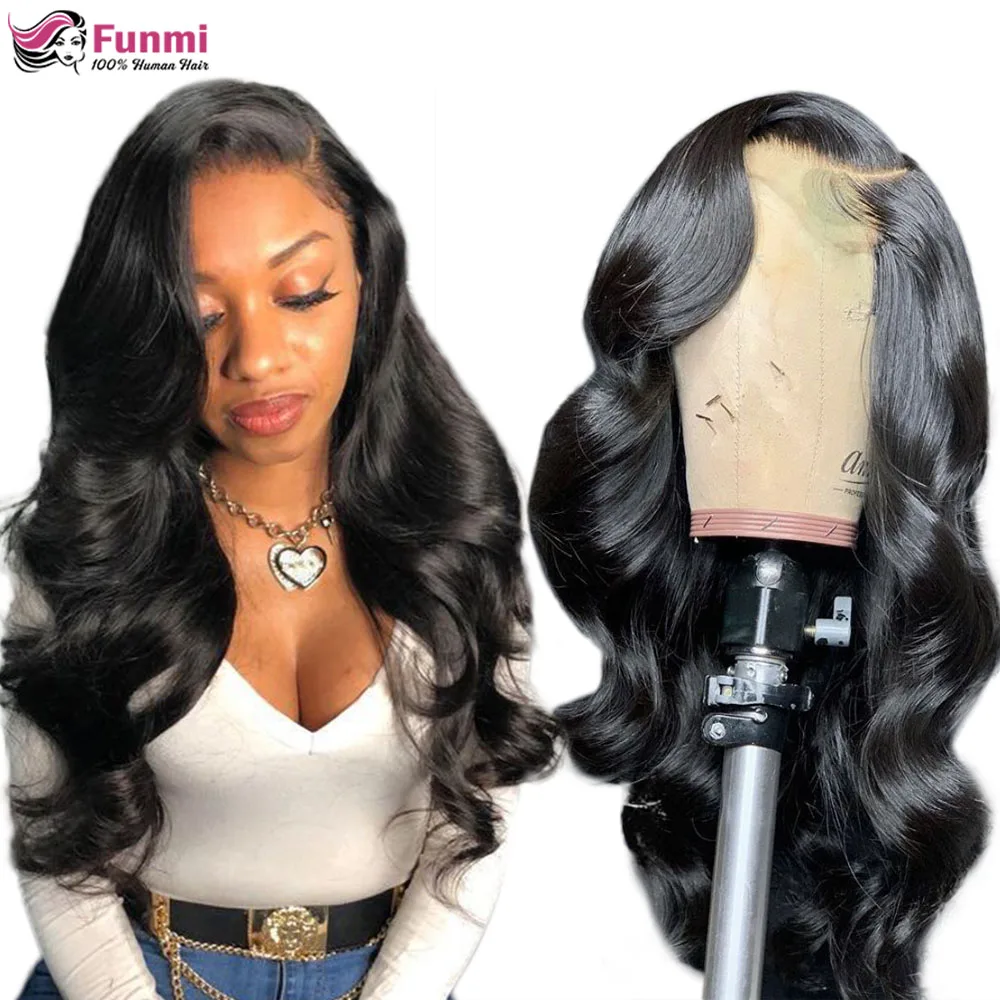 13x6 Transparent Lace Frontal Wig Brazilian Body Wave Wig 13x4 Lace Front Human Hair Wigs For Black Women Remy 4x4 Closure Wig