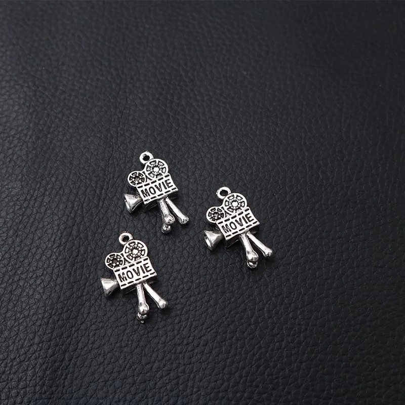 

6pcs/lot Silver Plated Retro 3D Camera Metal Pendants DIY Necklaces Bracelets Jewelry Handicraft Accessories 26*16mm P107