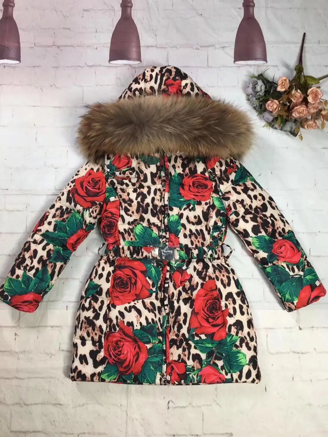 2019 новый детский зимний пуховик Детская одежда пуховики для девочек Длинная