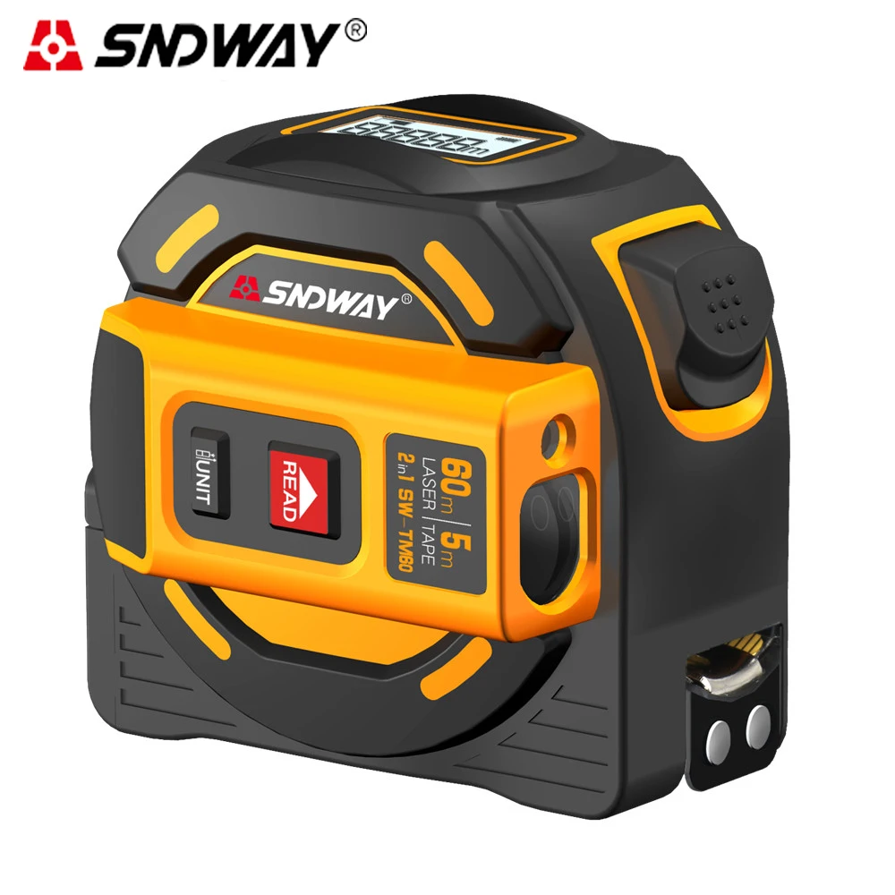 Лазер SNDWAY дальномер 40 м 60 лазерный лазерная рулетка измерительная цифровая