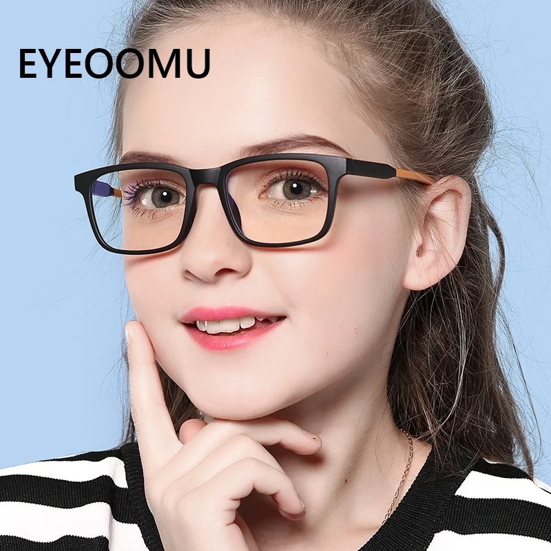 

Kids Anti Blue Light Glasses Fashion Eyewear Children Myopia Farsighted TR90 Soft Frame With Priscription Boys Girls Opt Goggles