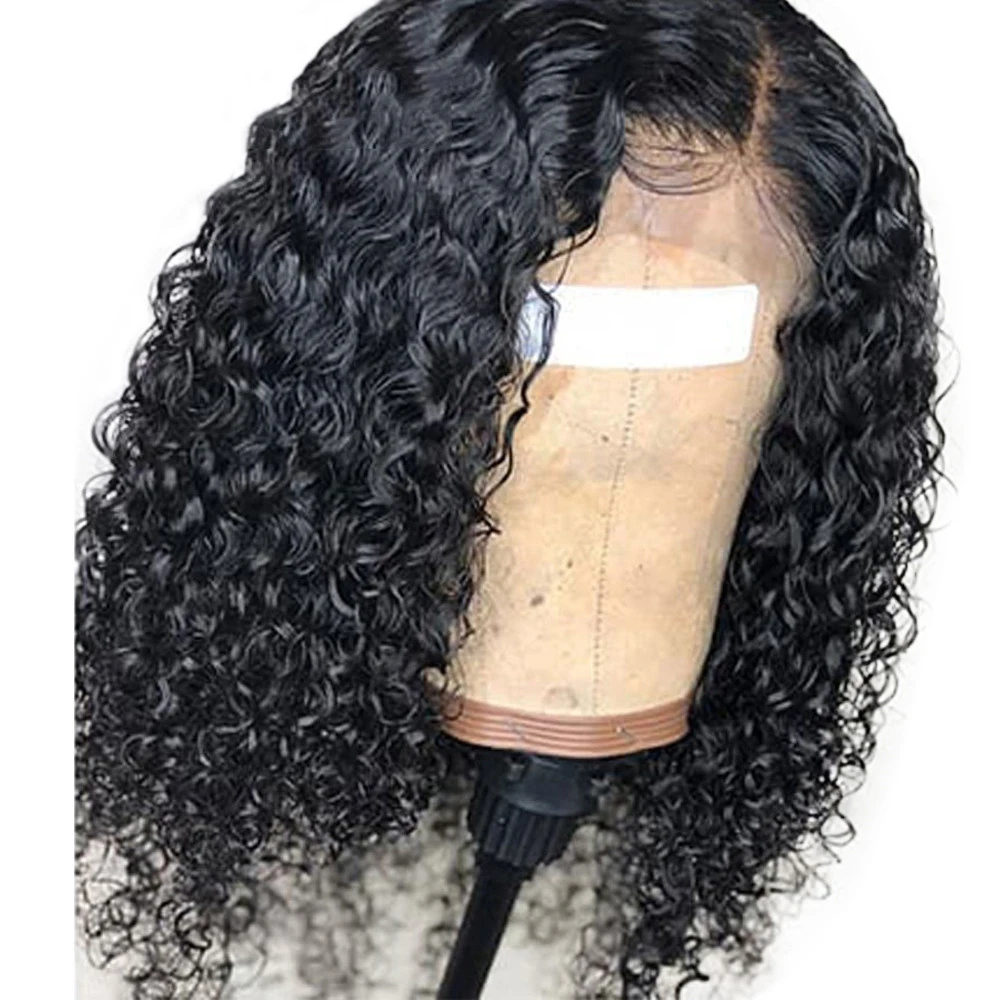 Eseewigs 150% волна воды 13x4 кружевной передний парик их натуральных волос для женщин бразильские волосы remy Предварительно сорванные с детскими волосами отбеленные узлы