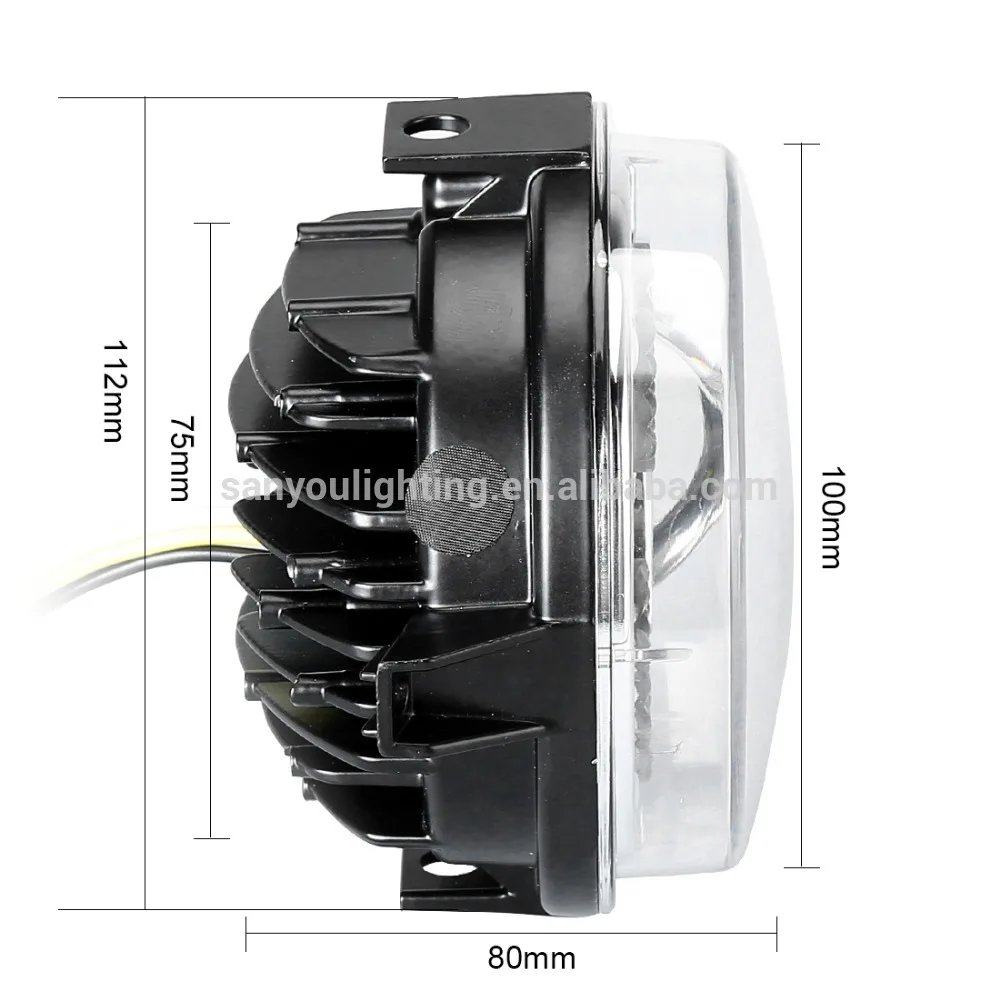 

Chrome LED Headlight Lamp for K-awasaki Teryx4 High/Low Beam Accessories