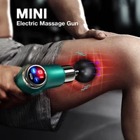 32 speed deep tissue muscle mini massage gun lcd display body shoulder back neck massager for pain relief fitness dropshipping