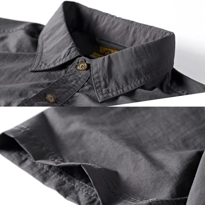 Мужская Уличная летняя рубашка с коротким рукавом дышащая быстросохнущая