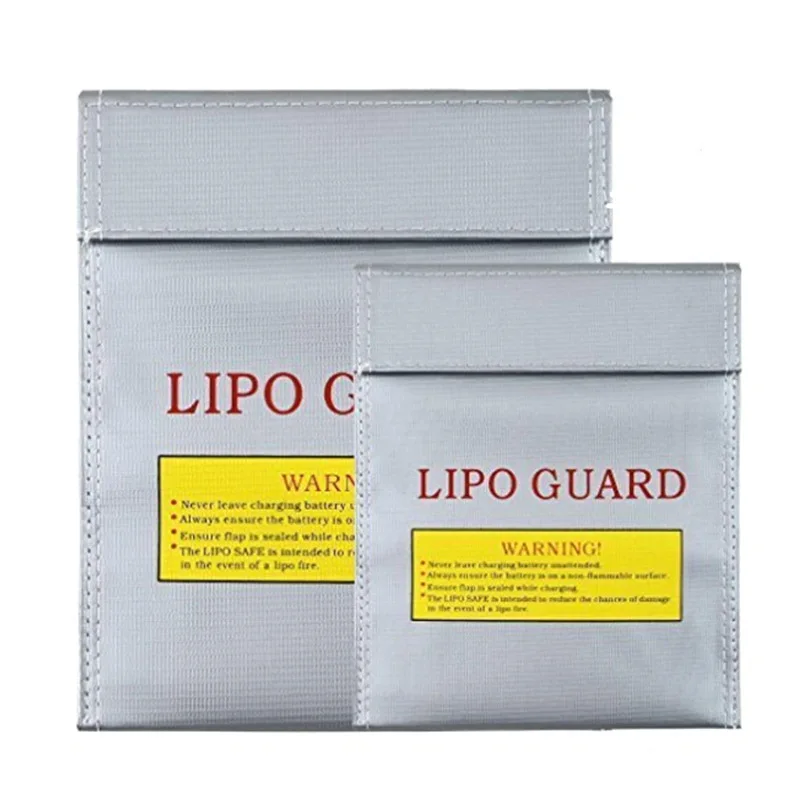 

180*230mm/230*300mm Fireproof LiPo Battery Safety Bag Safe Guard Charge Sack Remote Control Toys Bag for RC Drone Car Boat Parts