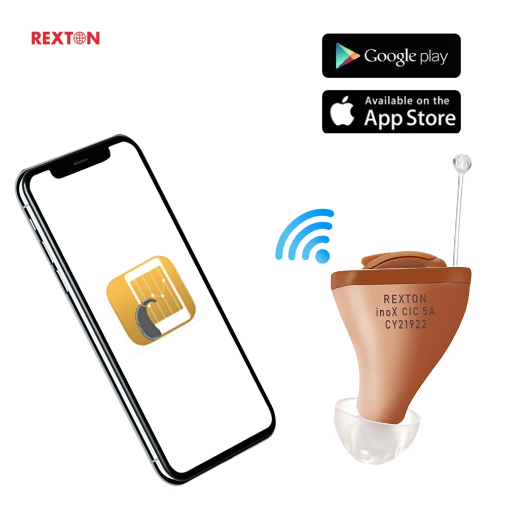 Слуховой аппарат Siemens Sub Brand Rexton невидимый цифровой слуховой CIC 8 каналов мобильный