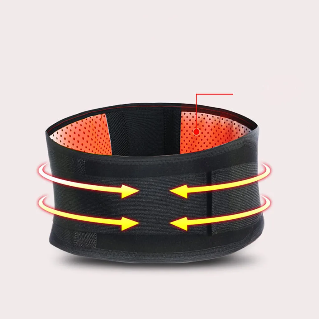 Унисекс компрессионный пояс поясничная поддержка бандаж для облегчения боли в