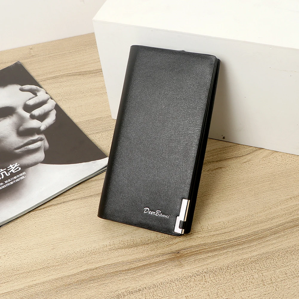 

Evening Party Bags Men Wallet 2020 Genuine Leather Men Clutch PU Leather Vintage Multi-slot Shoulder Bags