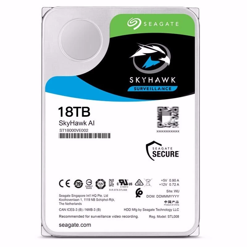 

3.5 ST18000VE002 18TB Skyhawk SATA 6G 256MB NAS Hard Drive