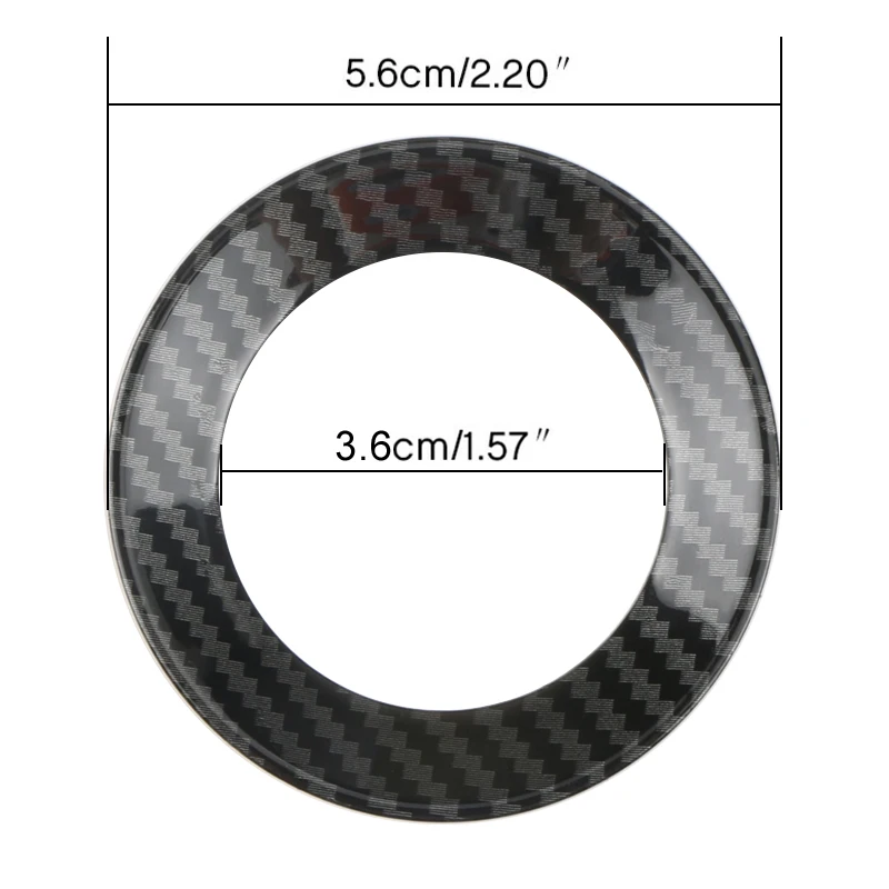 Автомобильное украшение кольцо для центра рулевого колеса наклейка круглая