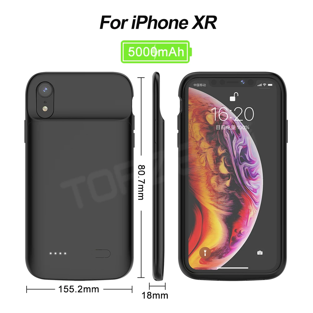 Зарядное устройство чехол для iPhone 5 5S SE 6 6S 7 8 Plus X XS XR XS MAX 11 Pro MAX Универсальное портативное зарядное устройство чехол