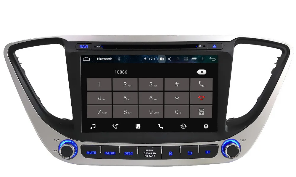 Klyde ips 4G Android 9,0 Восьмиядерный 4 Гб ОЗУ 64 Гб ПЗУ DSP BT автомобильный DVD мультимедийный плеер радио для Hyundai Verna Solaris
