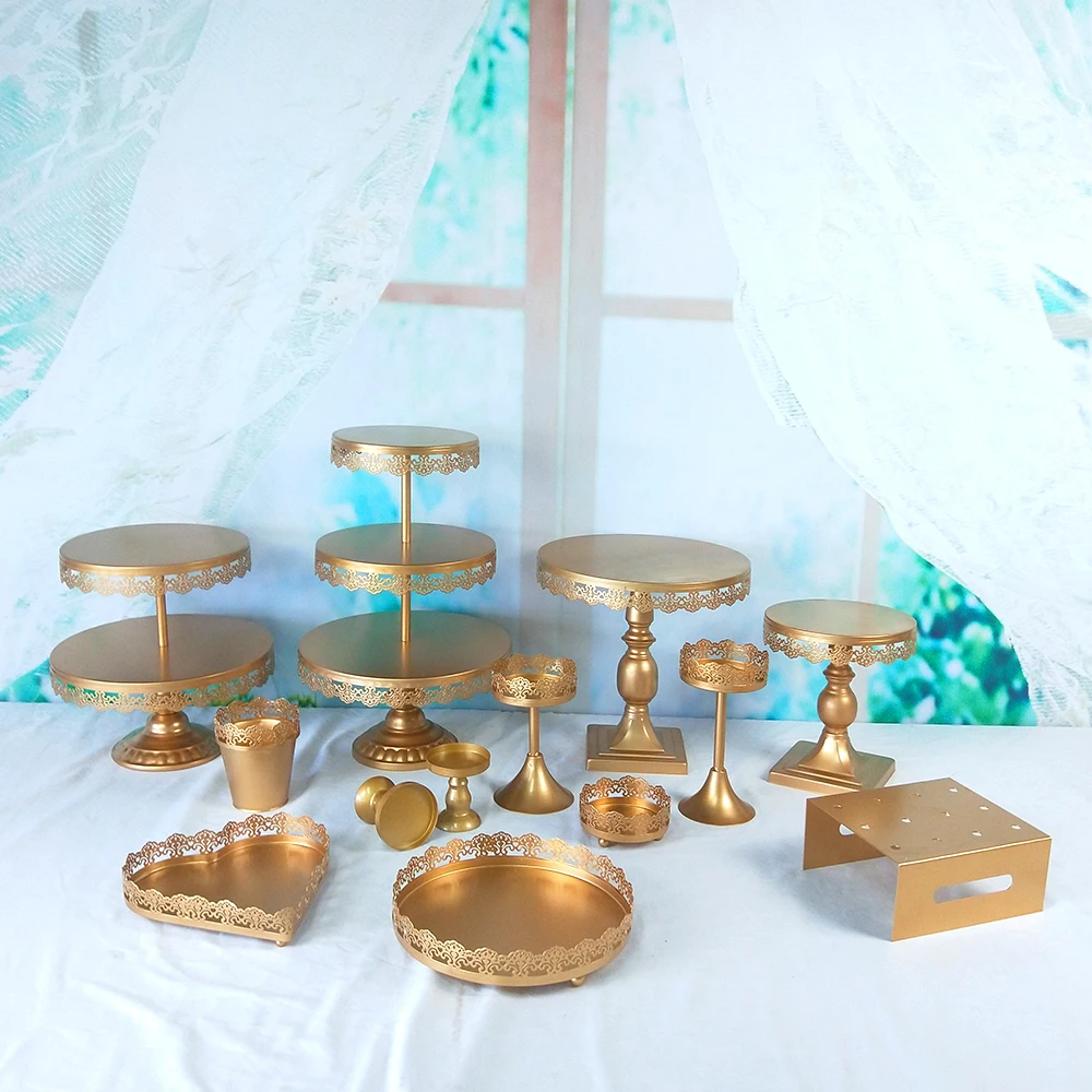 Тобс 1 шт. золото Стенд Торт Свадебный кекс вечерние десерт Дисплей стенд